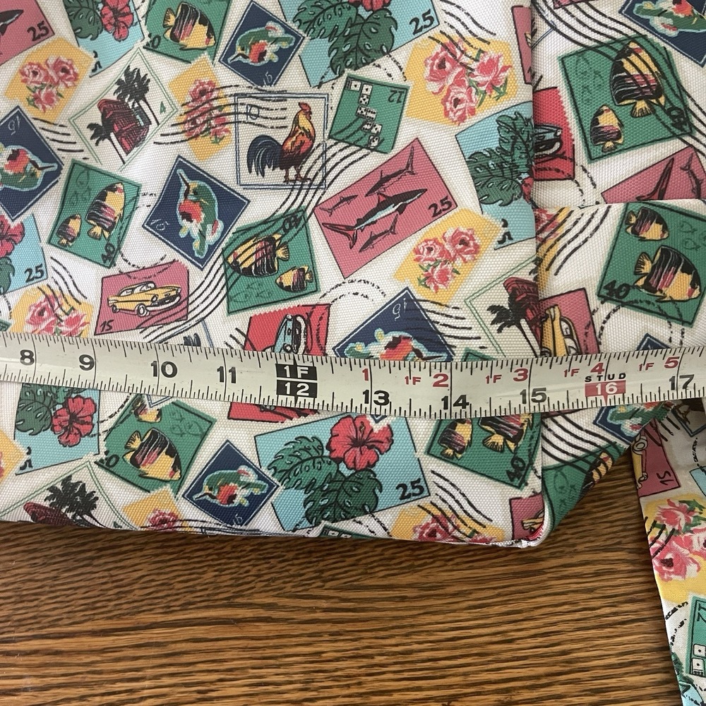 Vera Bradley Cuban Stamps Drawstring Family Tote and Mini Ditty Travel Set NWT - Picture 13 of 15
